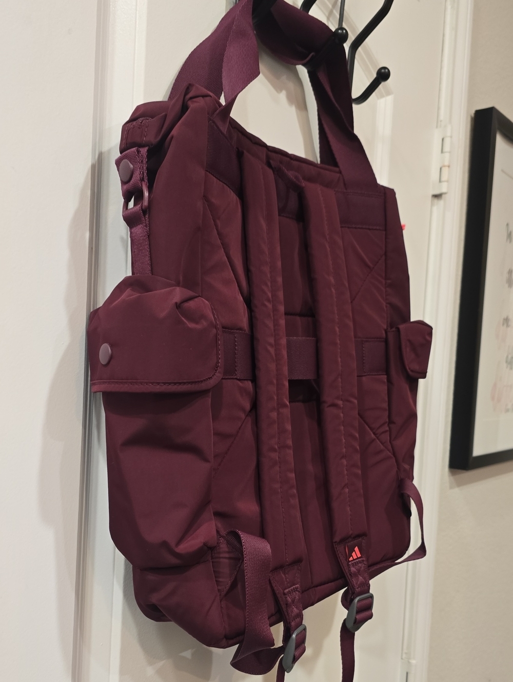 Adidas Saturday 2 Backpack- Burgandy - Picture 10 of 11